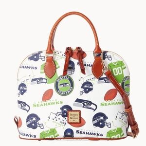 Dooney & Bourke NFL Seattle Seahawks Zip Zip Satchel - NWT